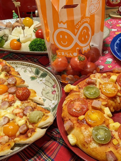 クリスマスピザ-レシピのメイン写真
