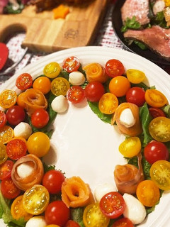 プチトマトのリースサラダ-レシピのメイン写真