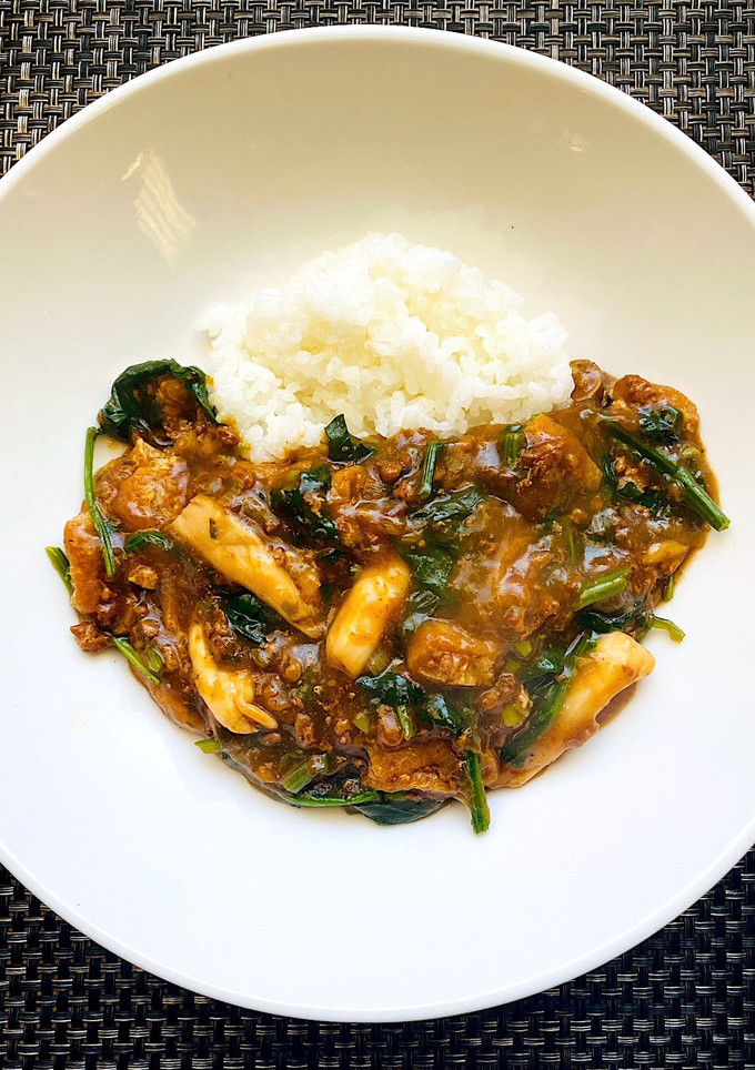 ほうれん草と油揚げの麻婆飯-レシピのメイン写真