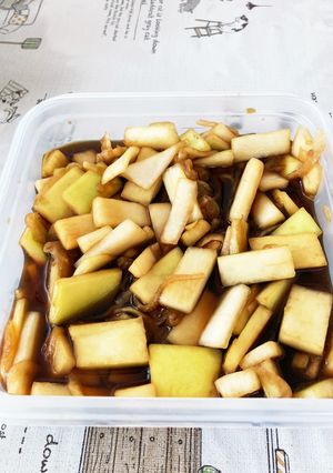 大根の皮ポン酢漬け-レシピのメイン写真