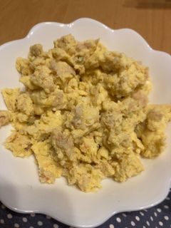レンジでカニ缶入り炒り卵-レシピのメイン写真