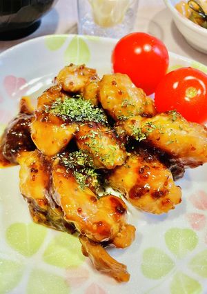 簡単♪鶏肉のハニーマスタード焼き☆お弁当-レシピのメイン写真