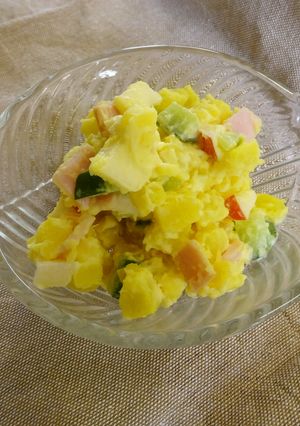 【食改】コロコロさつまいもサラダ-レシピのメイン写真