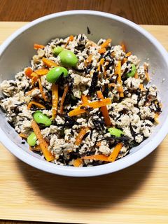 ひじきの炒り豆腐-レシピのメイン写真