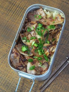 アウトドアで簡単スタ丼【キャンプ飯】-レシピのメイン写真