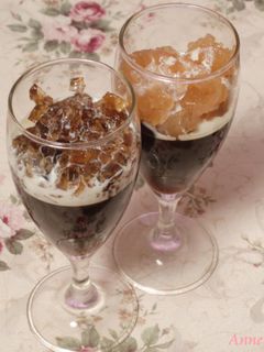 ☆チョコレートリキュールカクテルゼリー☆-レシピのメイン写真