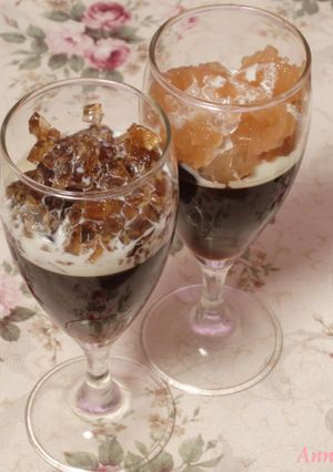 ☆チョコレートリキュールカクテルゼリー☆-レシピのメイン写真