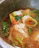 蓮根のとろとろスープ～おばんざい風～