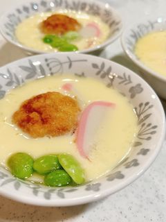 レンジで簡単!たこ焼き茶碗蒸し-レシピのメイン写真