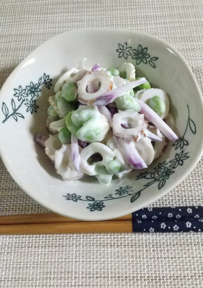 ちくわと紫大根と枝豆のマヨ和え-レシピのメイン写真