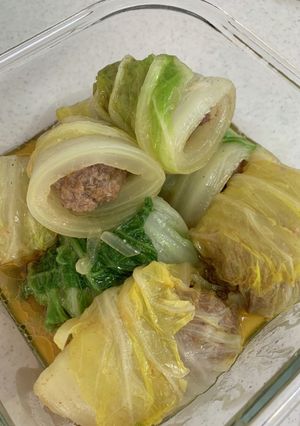 白菜ロールのカレースープ煮-レシピのメイン写真