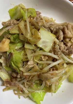 豚肉とキャベツのサーチャージャン炒め-レシピのメイン写真