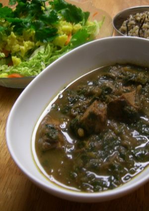 ほうれん草とラム肉のカレー-レシピのメイン写真
