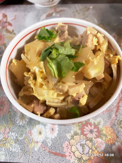 かさましの親子丼作りました!-レシピのメイン写真