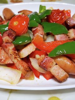 ベーコンと余った野菜炒め-レシピのメイン写真