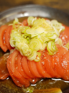 お酒に合う!新鮮トマトのネギ塩ダレ-レシピのメイン写真