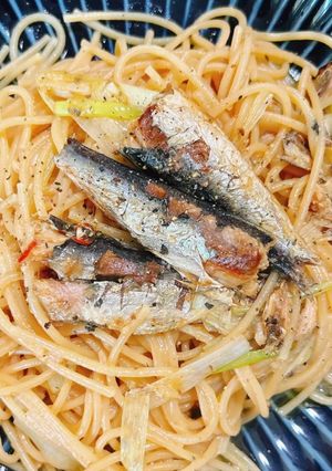 オイルサーディンとねぎのzenbパスタ-レシピのメイン写真