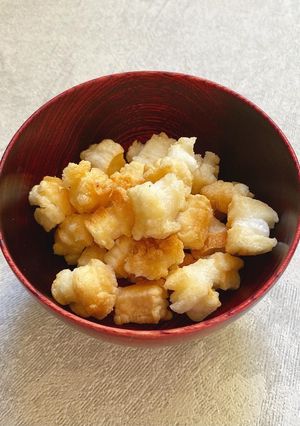 余ったおもちで簡単あられ(^○^)-レシピのメイン写真