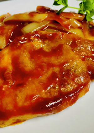 ケチャップ最高の！ポークチャップ-レシピのメイン写真