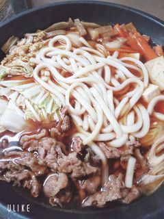 うどんすき焼き煮込み~メインはうどん!-レシピのメイン写真