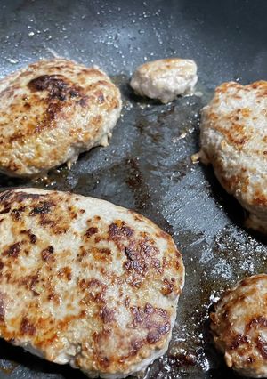 番外編｜米粉パン粉のハンバーグ-レシピのメイン写真