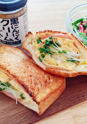 玉子のポケットサンドで栄養満点の朝食-レシピのメイン写真