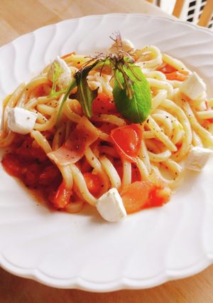 5分♡フレッシュトマトとクリームチーズ-レシピのメイン写真