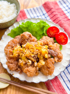 香味ダレがけ♩豚こまカリカリ揚げ-レシピのメイン写真