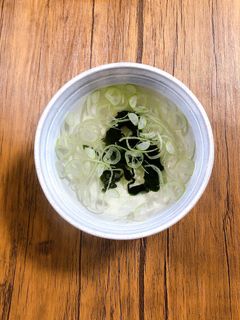 一番簡単白だしお吸い物-レシピのメイン写真