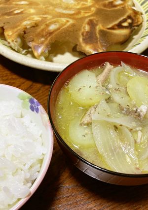 まいわし油漬缶で、根菜の味噌汁-レシピのメイン写真