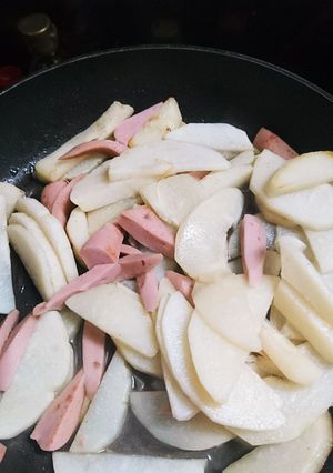 はやとうりと魚肉ソーセージ炒め-レシピのメイン写真
