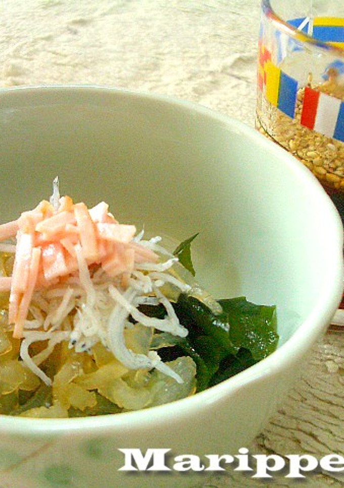 中華風甘酢★くらげとワカメの酢の物-レシピのメイン写真