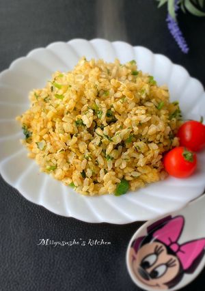 大葉の香り豊かなシンプル炒飯（派手無し）-レシピのメイン写真