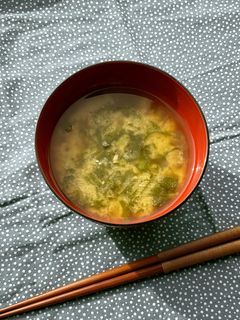 野沢菜と酒粕のお味噌汁-レシピのメイン写真