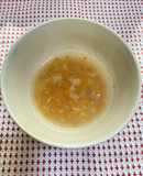 玉ねぎとにんじんのパンスープ＊7～8か月