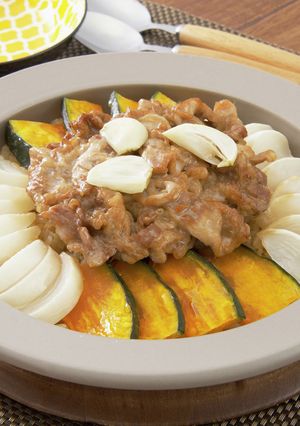 ガーリックライスのグリル豚丼-レシピのメイン写真