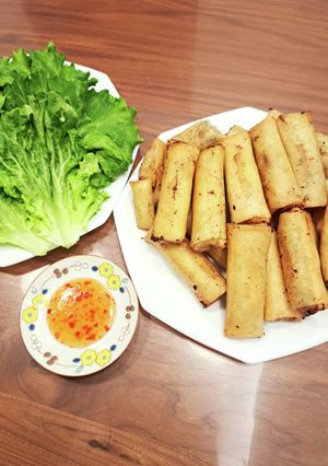 豚ひき肉で☆簡単タイ風春巻き-レシピのメイン写真