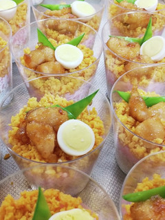 カップでそぼろ弁当-レシピのメイン写真