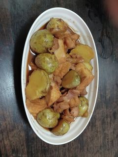 じゃがいもと鶏肉と厚揚げの煮物-レシピのメイン写真