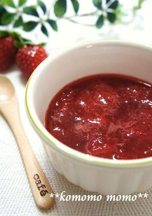 レンジでちょこっと ♥いちごソース♥-レシピのメイン写真