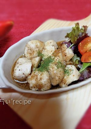 レンチン♡ササミでハニーマスタードチキン-レシピのメイン写真