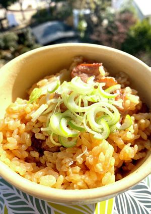 鴨出汁つゆで、炊き込みご飯-レシピのメイン写真