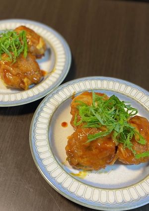 トッポギ風味の餅入り豚つくね-レシピのメイン写真