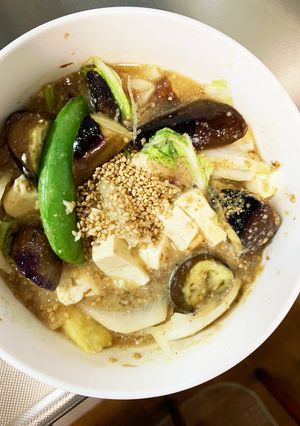 肉無根菜たっぷりおかか味噌煮味豆腐野菜炒-レシピのメイン写真