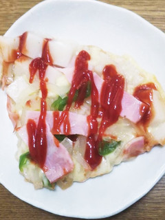 カリもち餅ピザ-レシピのメイン写真