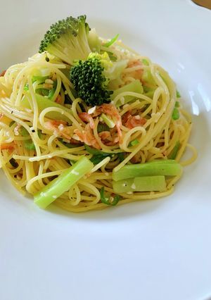 万能調味料で簡単アーリオ・オーリオパスタ-レシピのメイン写真