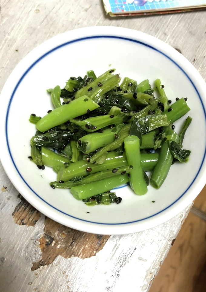 インゲンとほうれん草の胡麻マヨ和え-レシピのメイン写真