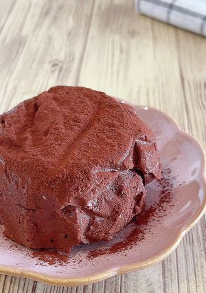 材料2つ！濃厚チョコチーズケーキ風-レシピのメイン写真