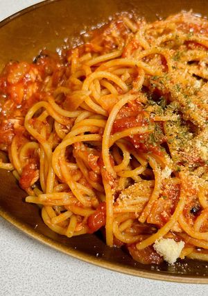 【暗殺者のパスタ】ツナ玉ねぎ入り-レシピのメイン写真
