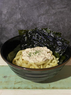 5分で作れる韓国海苔とツナマヨのうどん-レシピのメイン写真